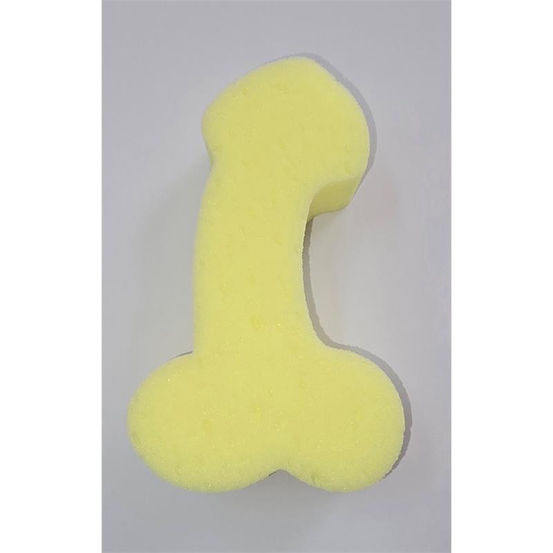 Esponja Forma Pene Amarillo