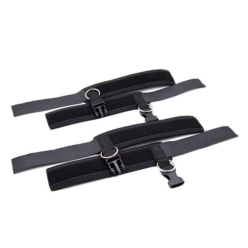 Esposas De Neopreno Para Tobillos Con Velcro Negro