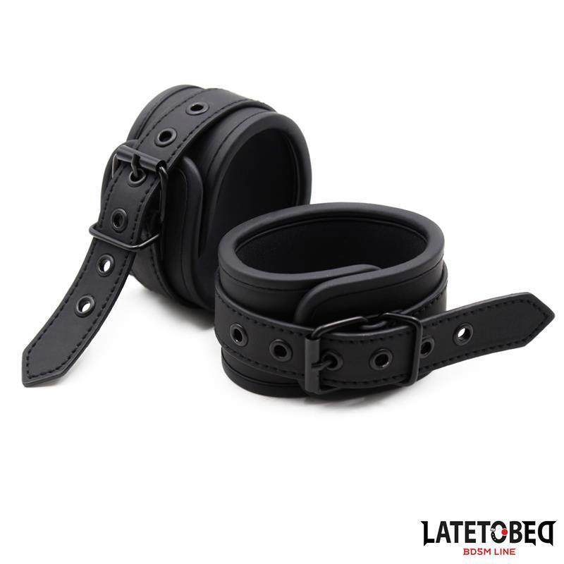 Esposas Neopreno Ajustables Negro