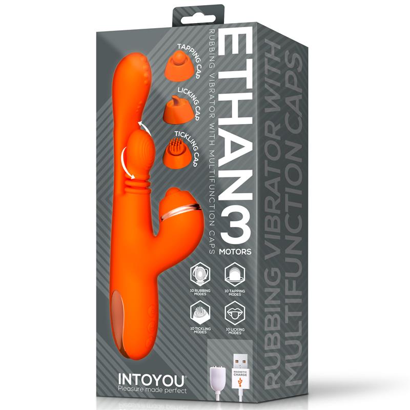 Ethan Vibrador Masaje 360º Para El Punto G Y Cabezales Intercambiables