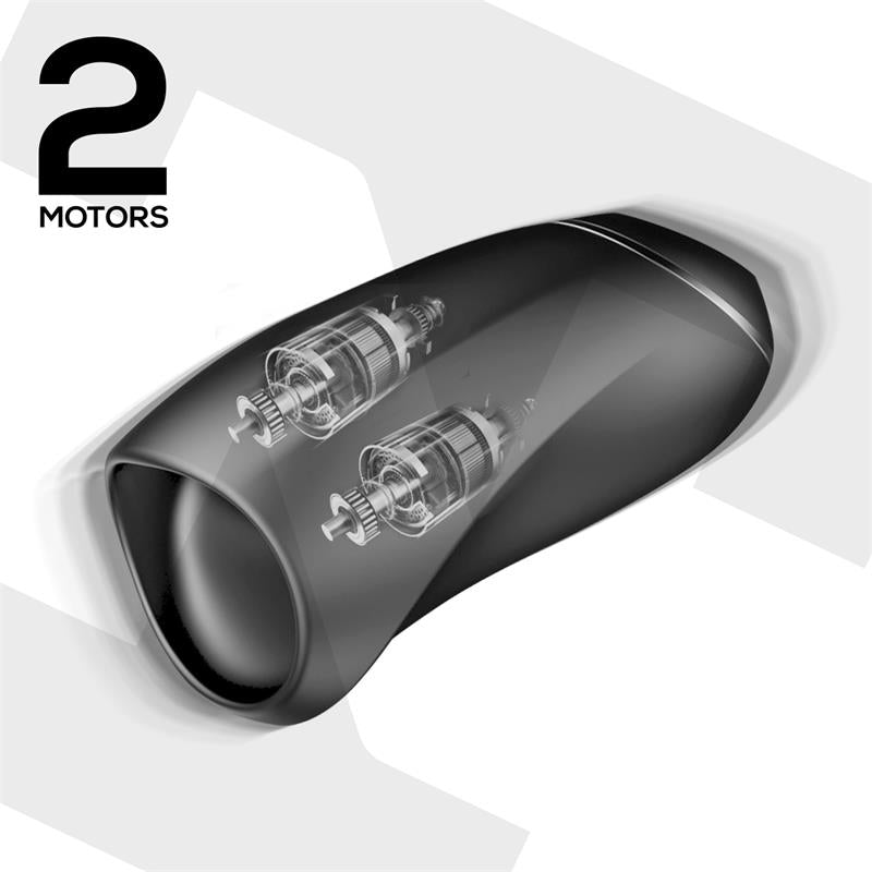 Evony Masturbador Masculino Sexo Oral Succión Y Vibración 2 Motores Usb Silicona