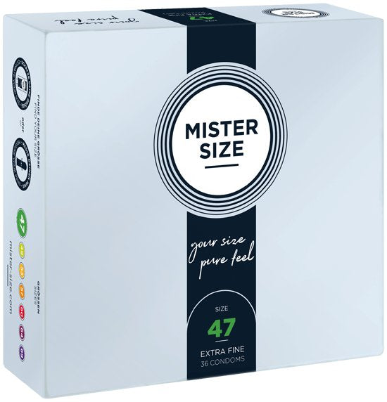 Mister Size - Preservativos Talla Xs 47 Mm (36 Unidades)