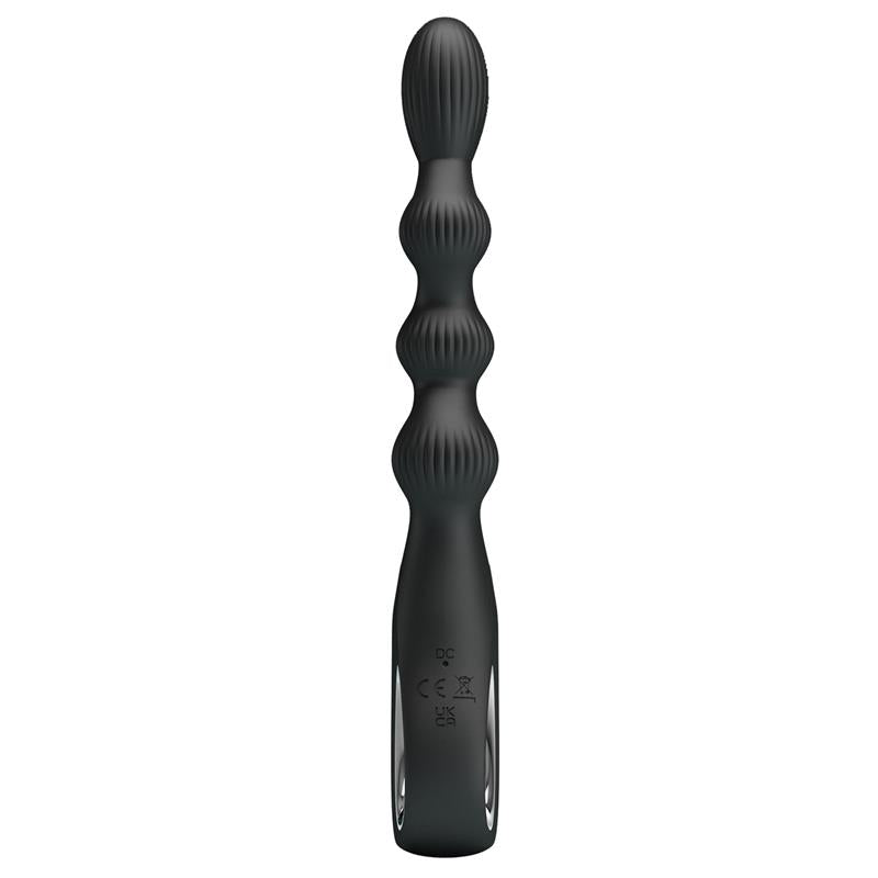 Pretty Love - Federer Vibrador Anal 12 Vibraciones Negro