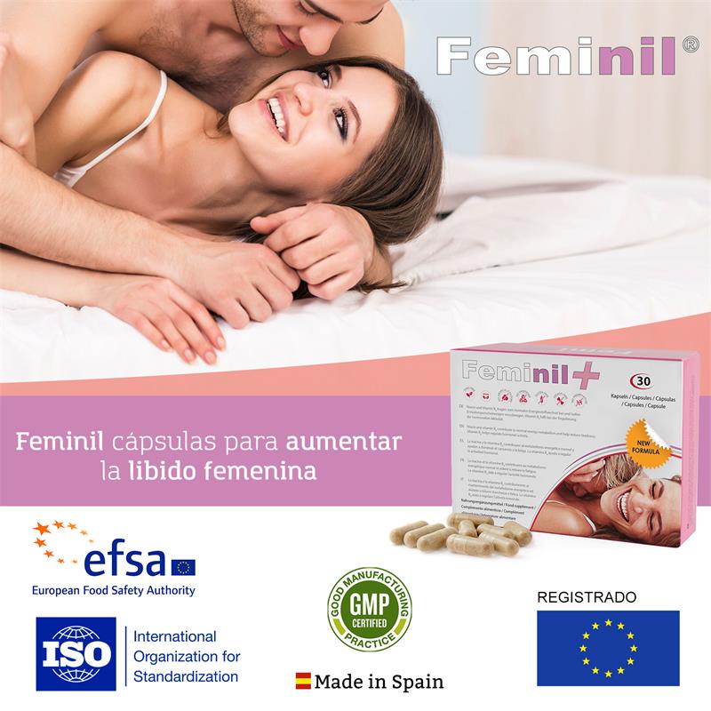 500 Cosmetics - Feminil+ Aumento Libido Sexual Femenino - 30 Capsulas