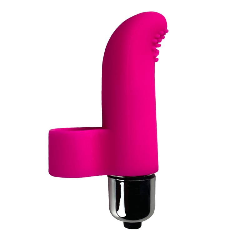 Fingy Bala Vibradora Para El Dedo Silicona Rosa