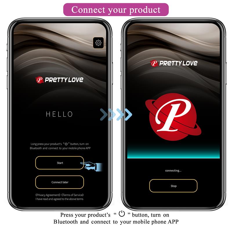 Huevo Vibrador  Pretty Love  Pescador Rosa Controlado Por App