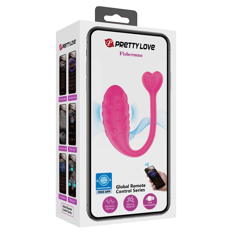 Huevo Vibrador  Pretty Love  Pescador Rosa Controlado Por App