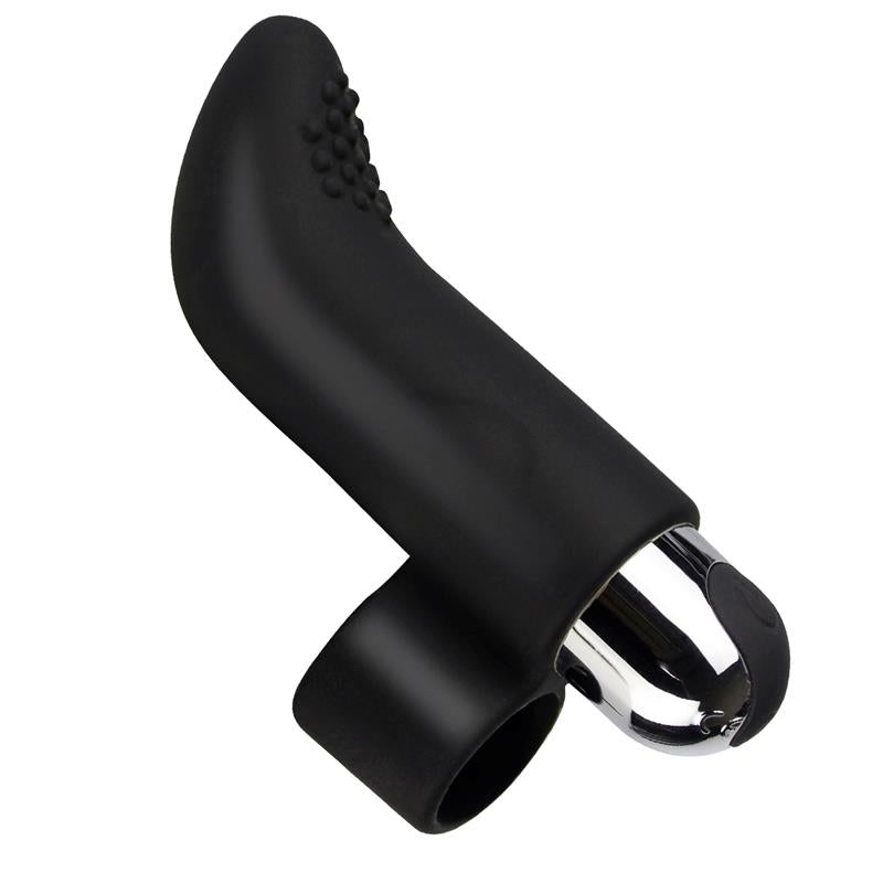 Vibrador Fivib Estimulador De Dedo Usb Silicona Negro