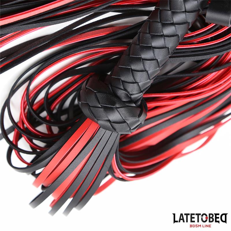 Flogger  65cm Negro Y Rojo
