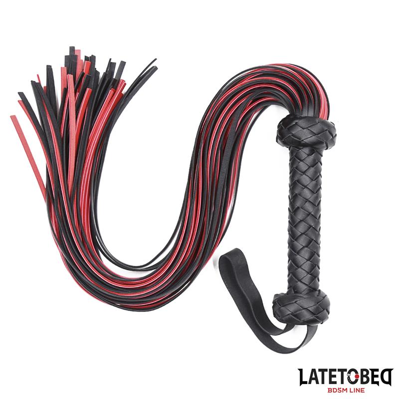 Flogger  65cm Negro Y Rojo