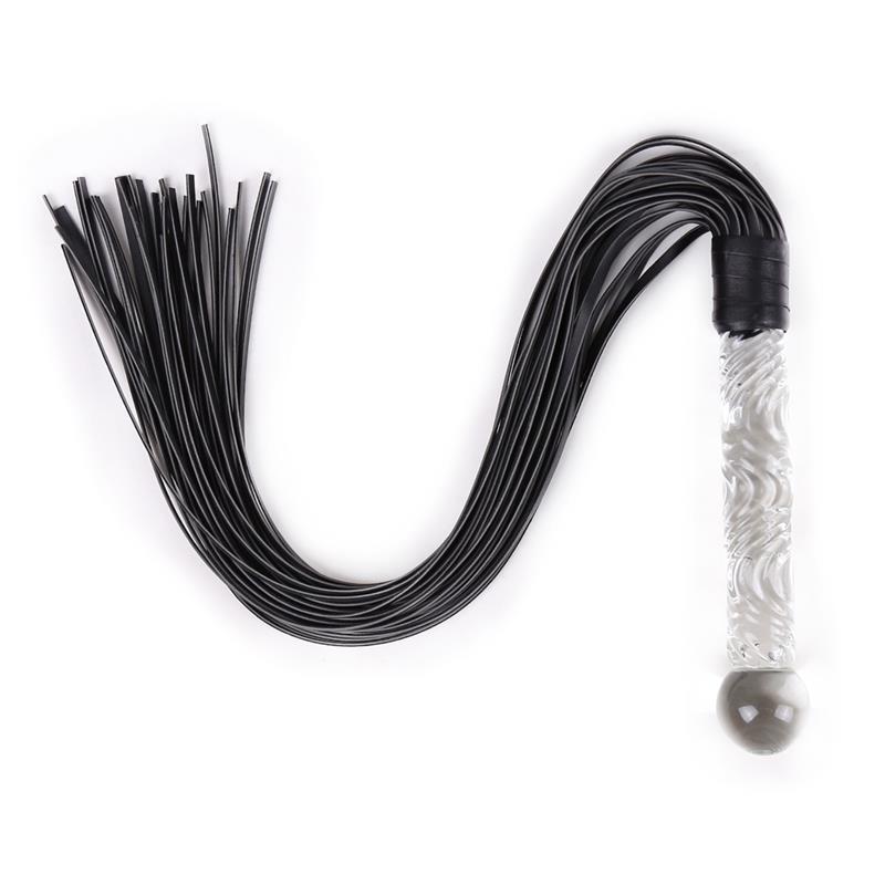Flogger Con Mango De Cristal 70 Cm