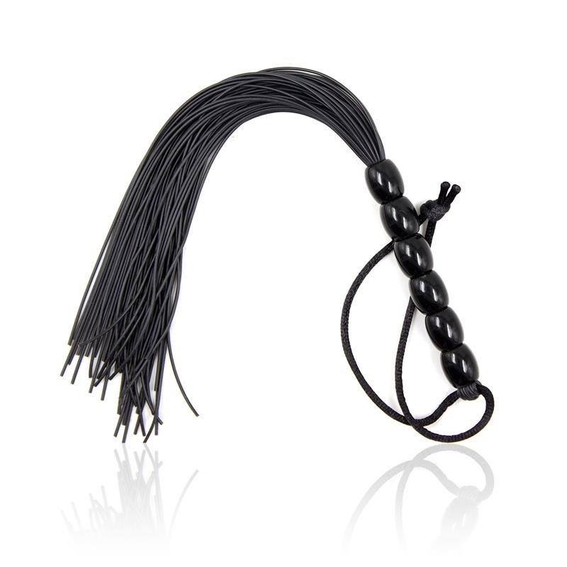 Flogger Con Mango Con 6 Bolas Pequeño Negro