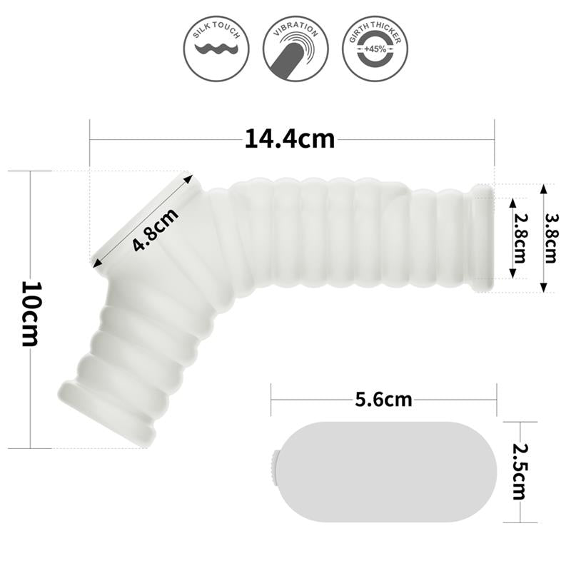 Funda El Pene Y Testículos Con Vibración Wave Knights