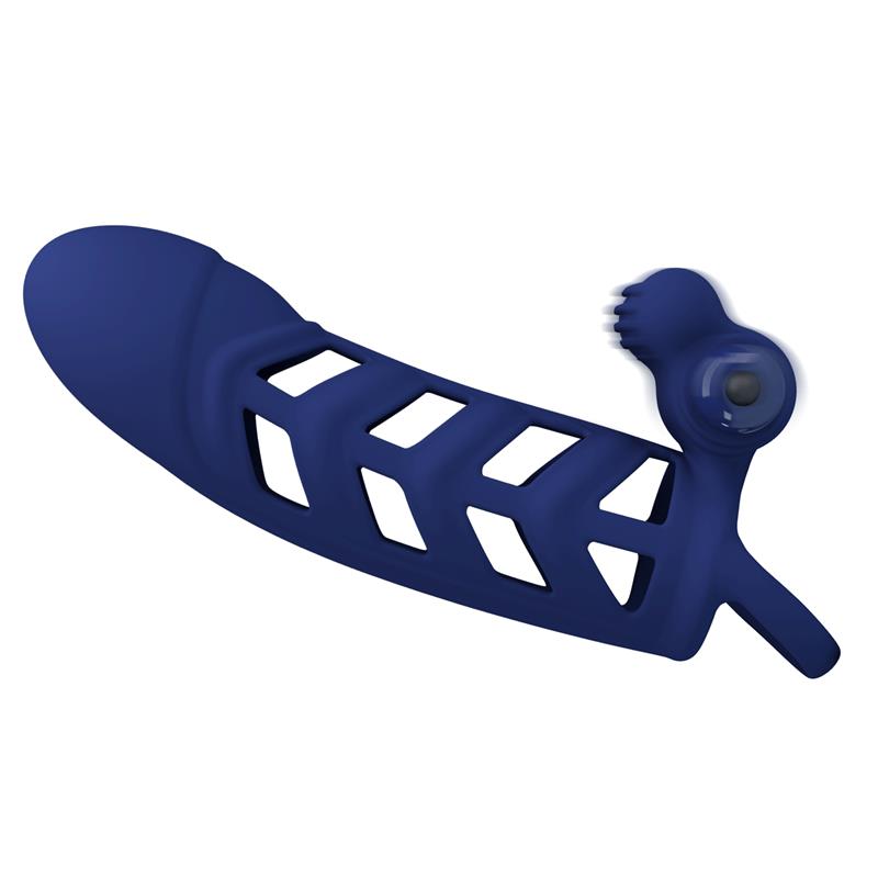 Pretty Love - Altaf Anillo Vibrador Con Funda De Silicona Azul