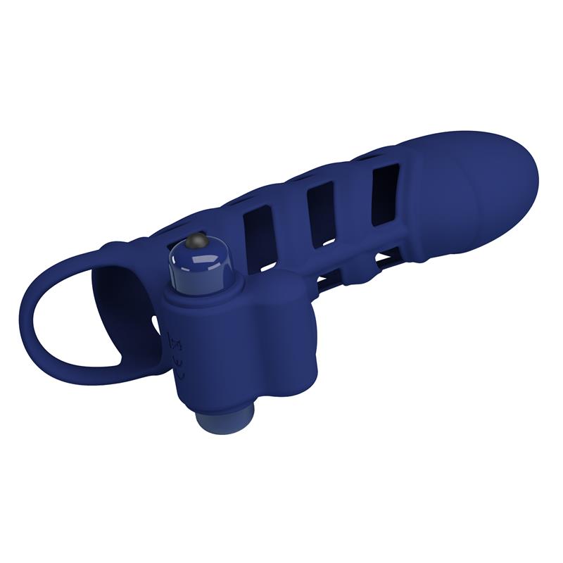 Pretty Love - Altaf Anillo Vibrador Con Funda De Silicona Azul