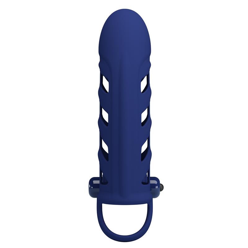 Pretty Love - Altaf Anillo Vibrador Con Funda De Silicona Azul
