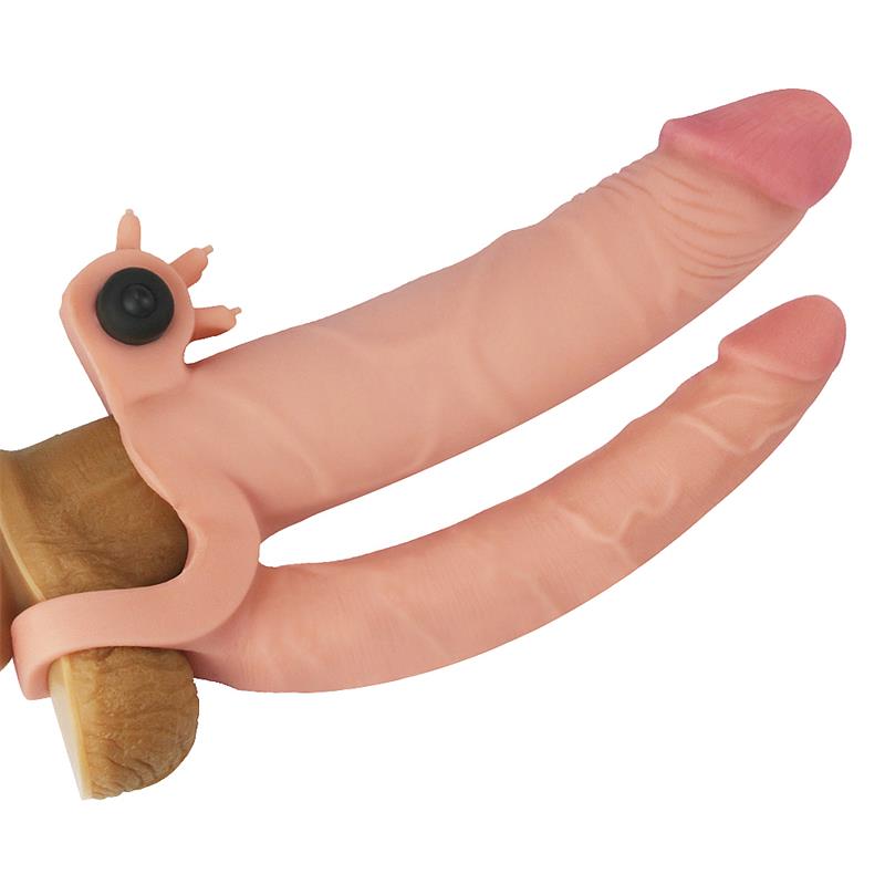 Funda Para El Pene Doble Con Vibración +1