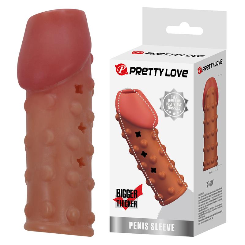 Pretty Love - Funda Para Pene Apretada Y Voluminizadora Natural