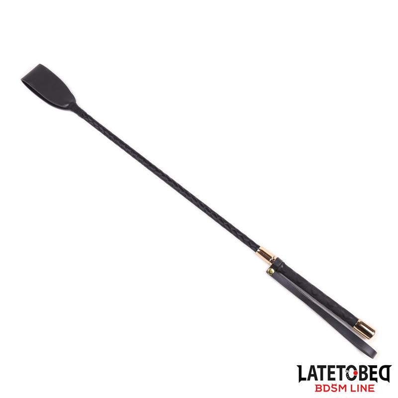 Fusta Clásica Negro Y Dorado 55 Cm
