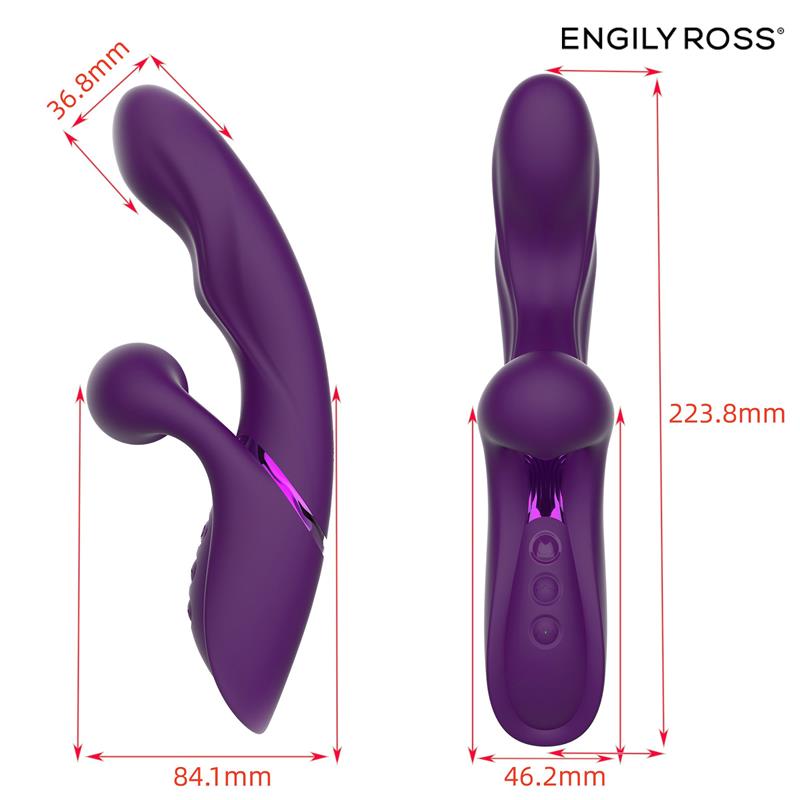 Vibrador  Garlet Con Bola De Pulsación 3 Motores