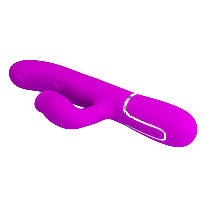 Pretty Love - Vibrador Rabbit Con Licking Fucsia