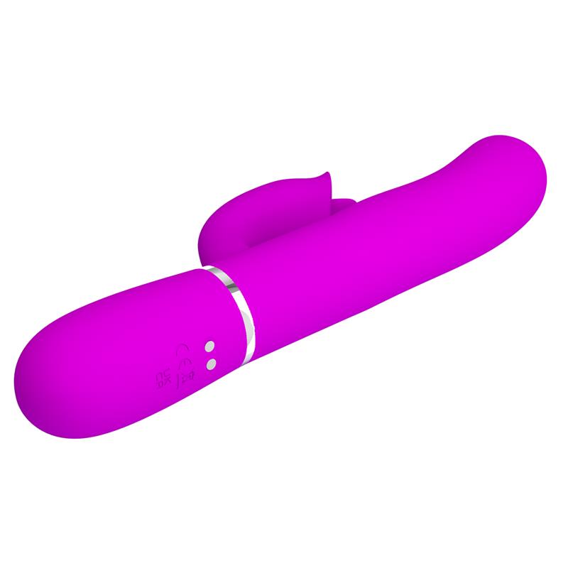 Pretty Love - Vibrador Rabbit Con Licking Fucsia