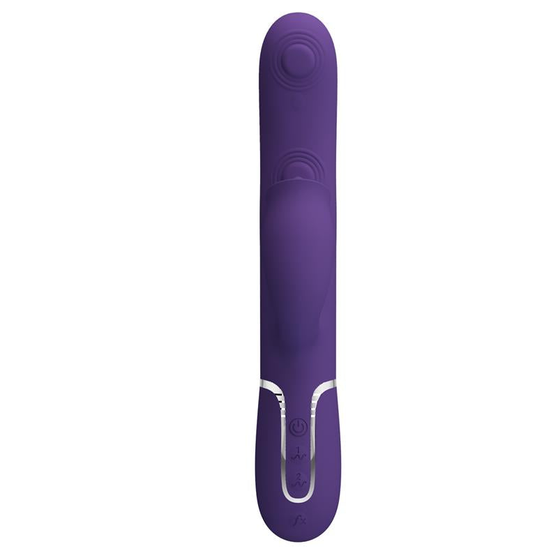 Pretty Love - Vibrador Rabbit Con Licking Morado