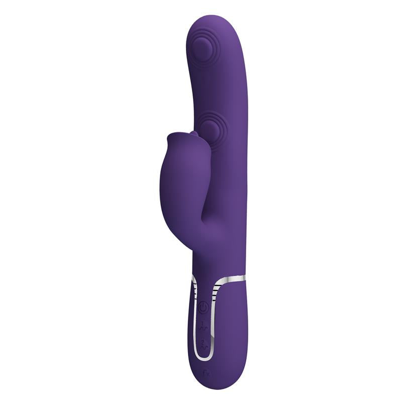Pretty Love - Vibrador Rabbit Con Licking Morado