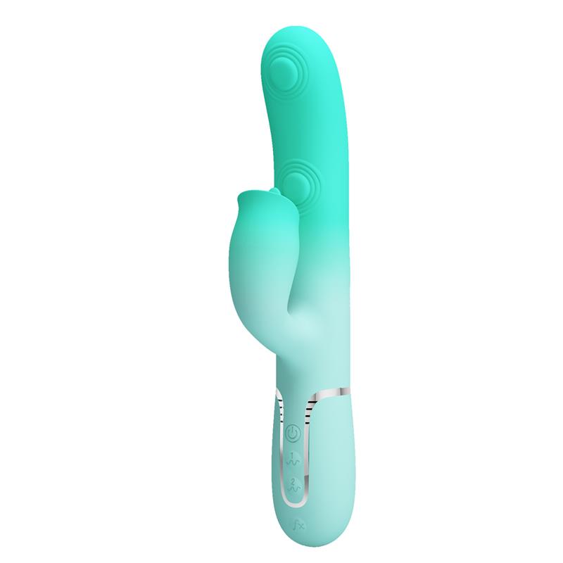 Pretty Love - Gigi Vibrador Rabbit Multifunción Verde Agua