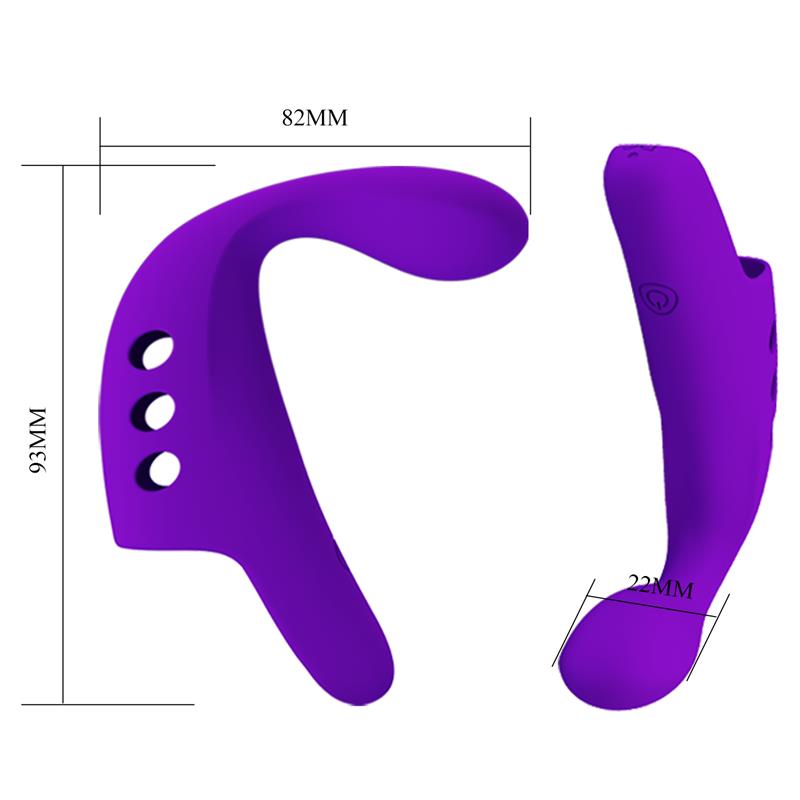 Pretty Love - Gorgon Vibrador De Dedo Recargable Morado