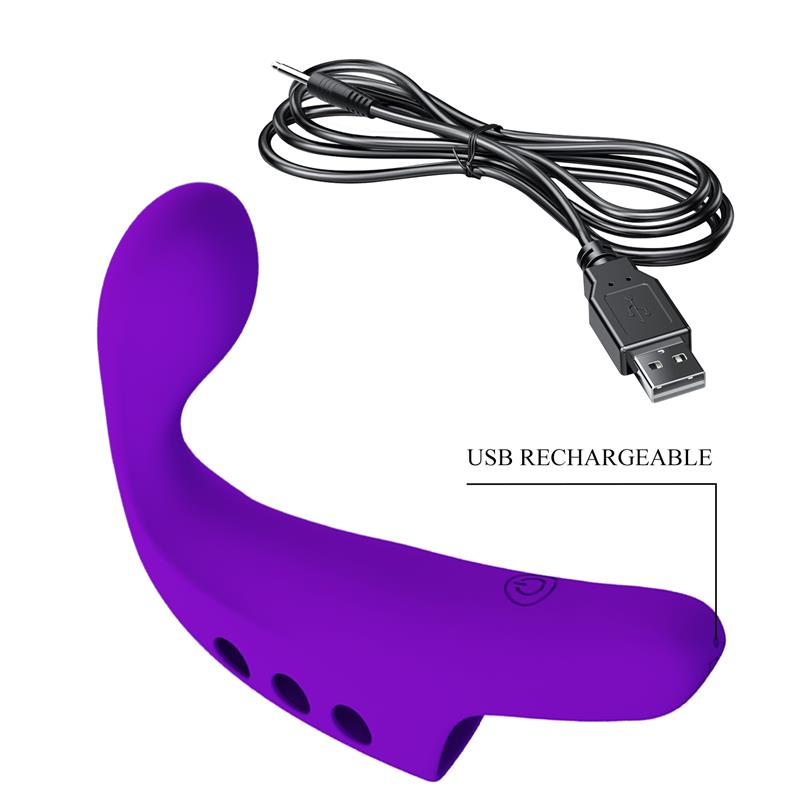 Pretty Love - Gorgon Vibrador De Dedo Recargable Morado
