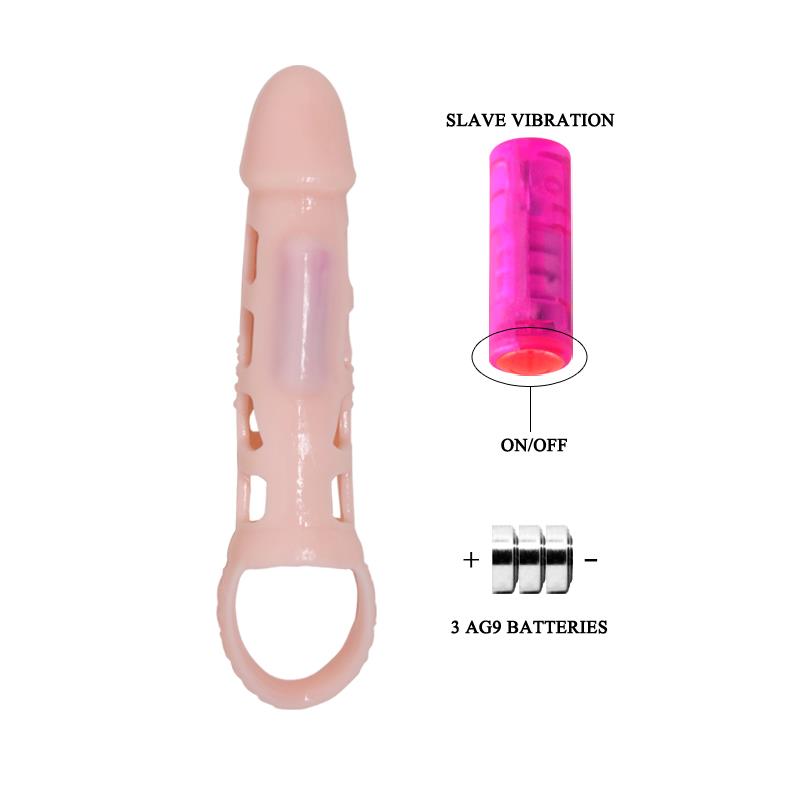 Pretty Love - Harrison Funda Extensora Pene Con Vibracion Y Strap 13.5 Cm
