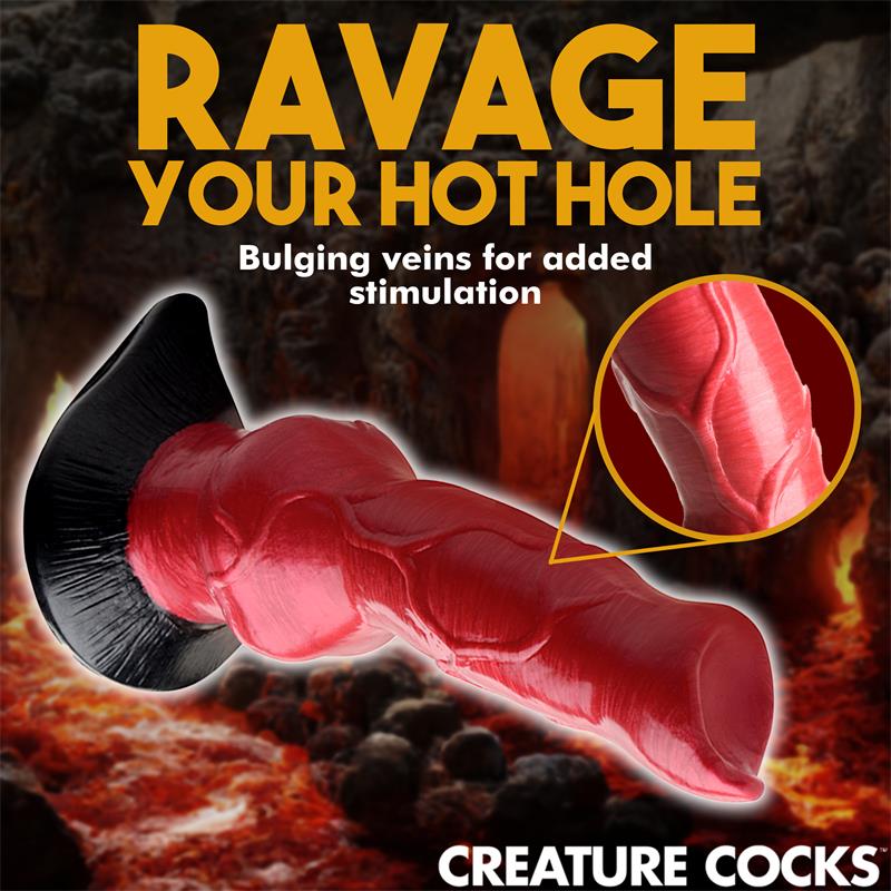 Hell-Hound Dildo Silicona 19 Cm - 7.5