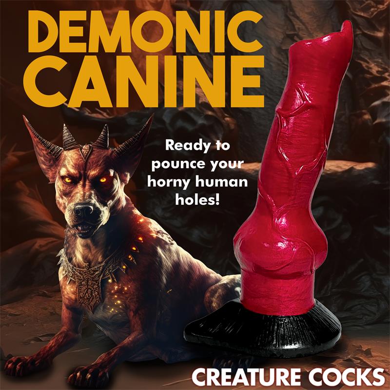 Hell-Hound Dildo Silicona 19 Cm - 7.5