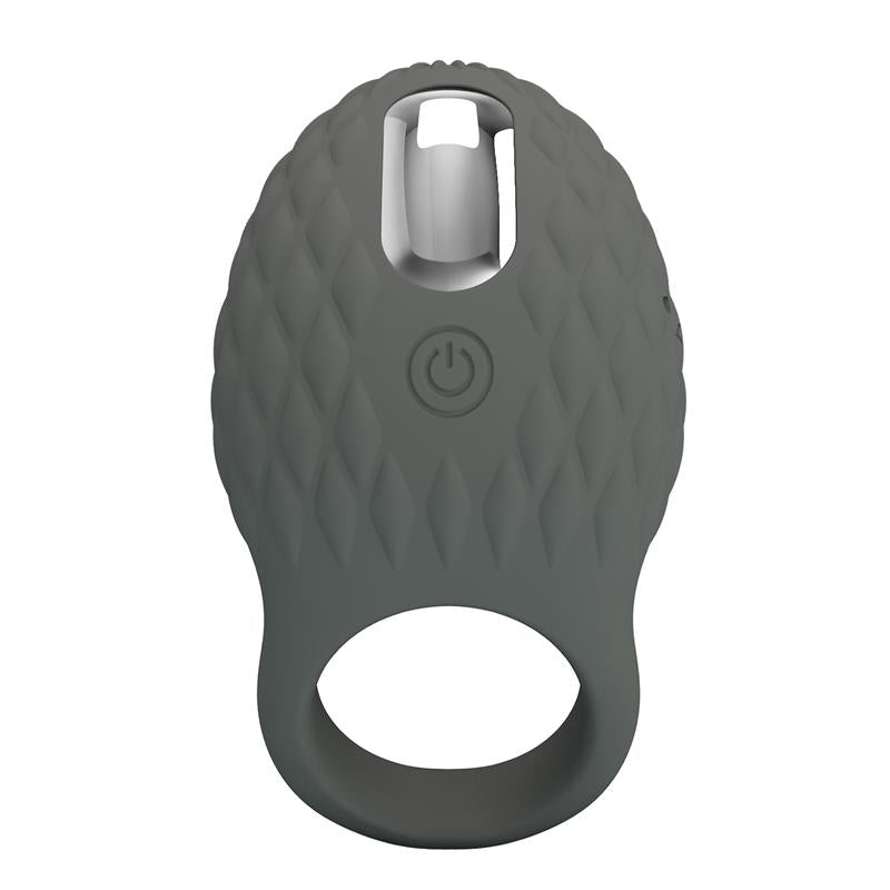 Pretty Love - Heloise Anillo Vibrador Con Memoria Gris