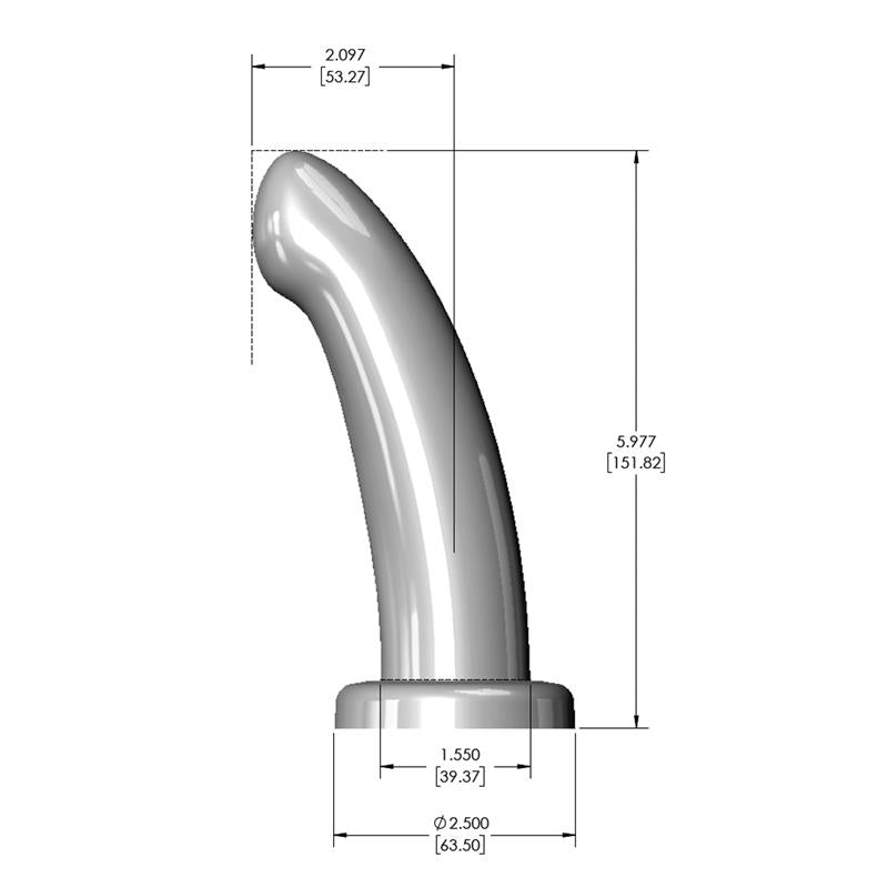 Herspot Fleshlight - Dildo Curvado Golden Rose M