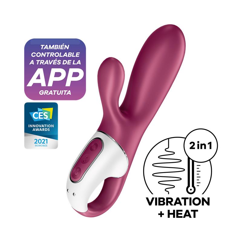 Vibrador Con Calor  Satisfyer Hot Bunny - Erojugvib