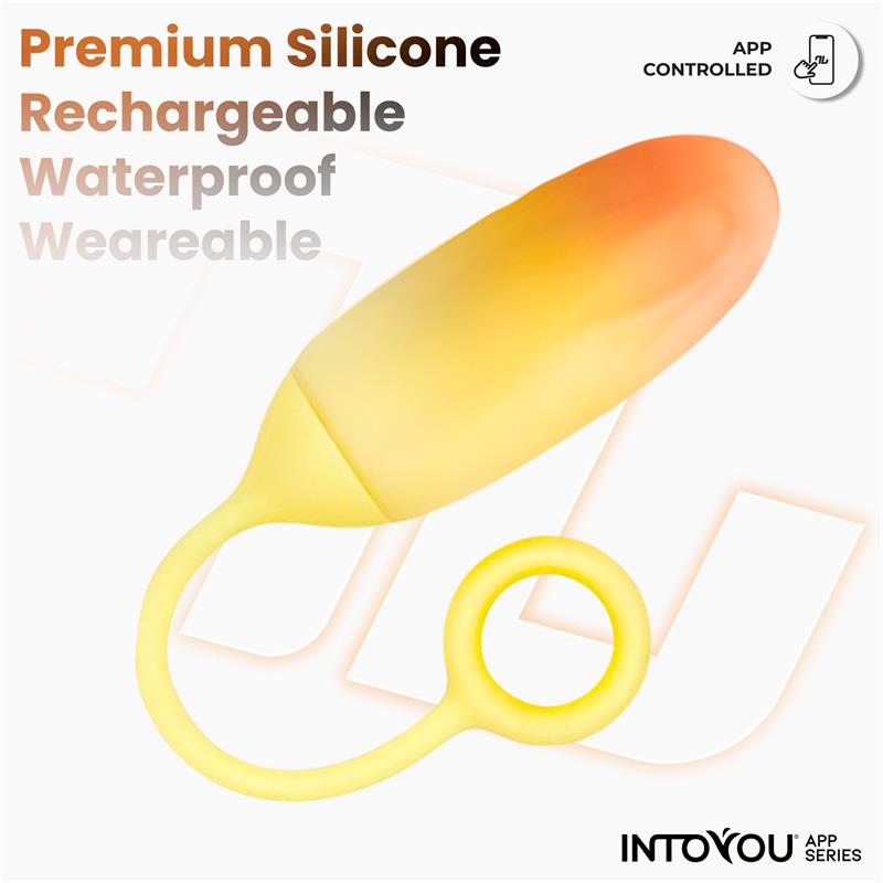 Huevo Con App Silicona Doble Capa Degradado