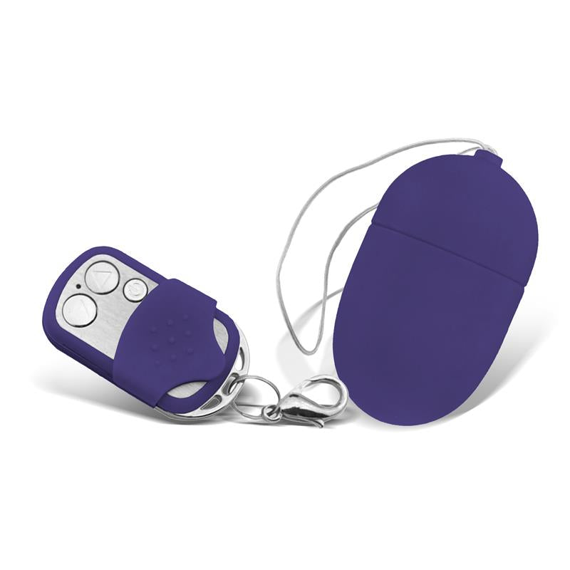 Huevo Vibrador Con Contol Remoto Tamaño Mediano Púrpura