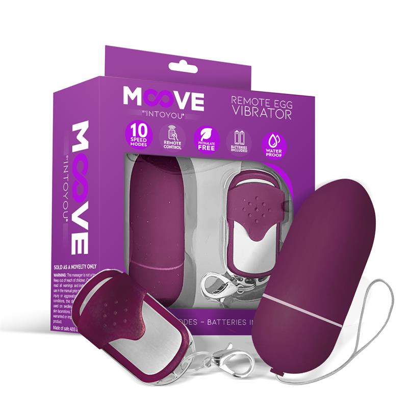 Huevo Vibrador Con Control Remoto Púrpura Oscuro