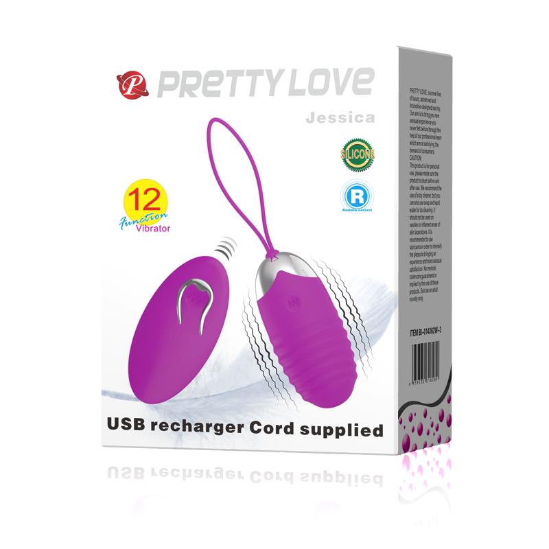 Huevo Vibrador Jessica Usb Purpura