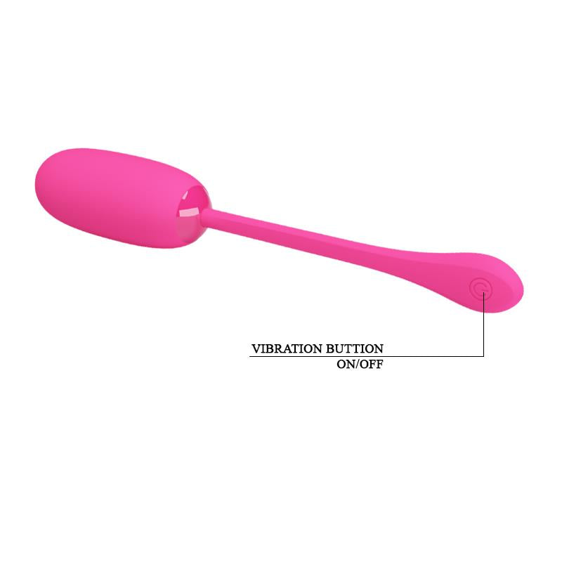 Huevo Vibrador Julius Usb Silicona Rosa
