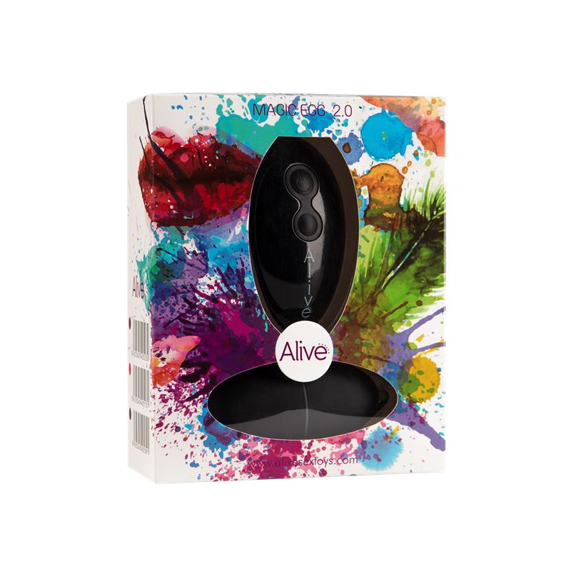 Alive - Magic Egg 3.0 Huevo Vibrador Control Remoto Negro