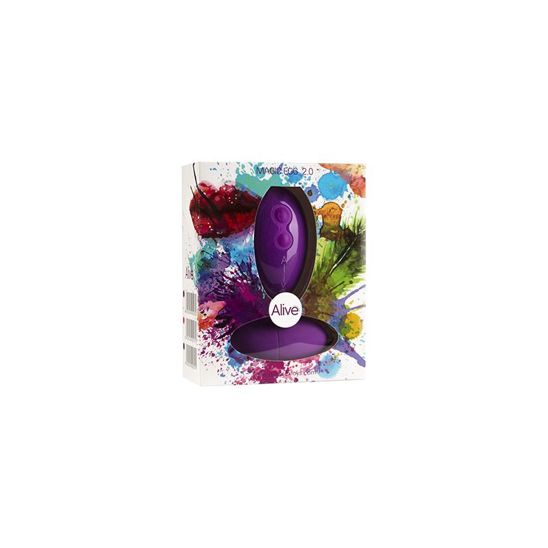 Alive - Magic Egg 3.0 Huevo Vibrador Control Remoto Violeta