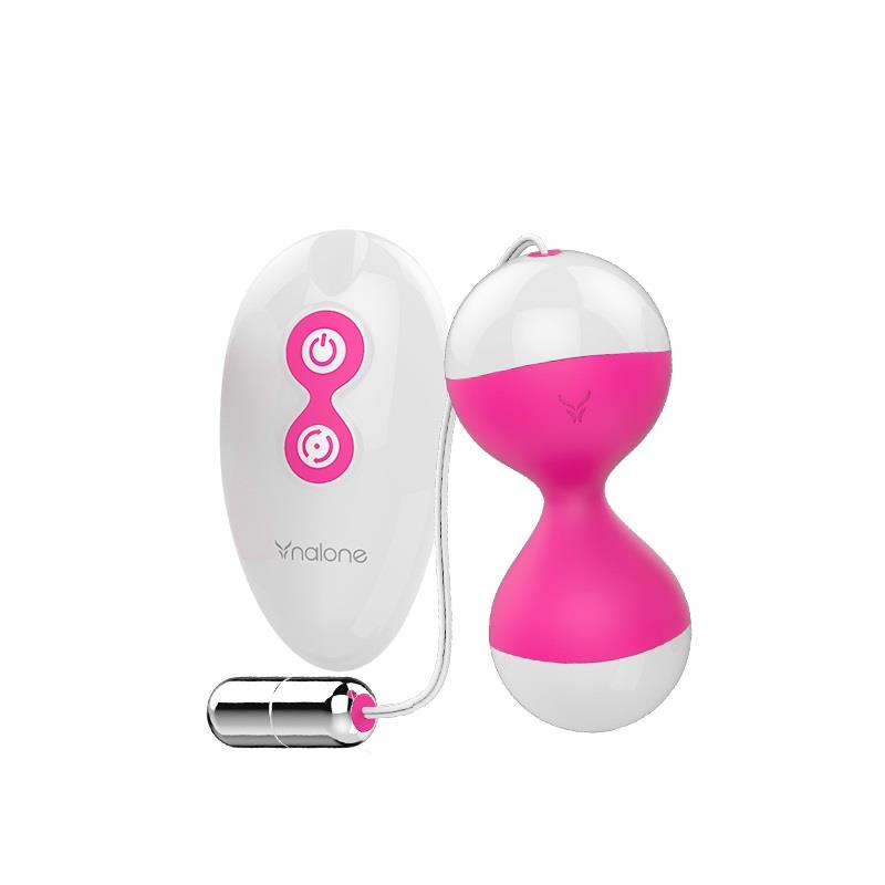 Huevo Vibrador Y Bolas Kegel Miu Miu Fuchsia