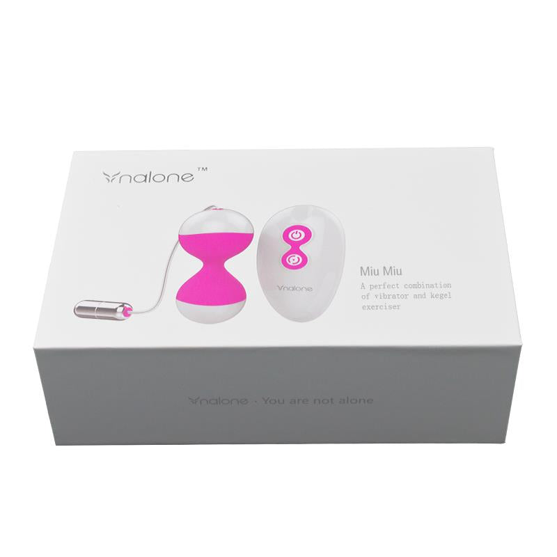 Huevo Vibrador Y Bolas Kegel Miu Miu Fuchsia