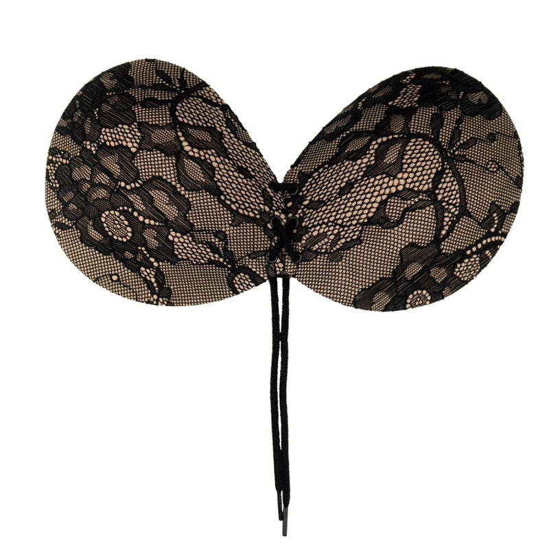 Bye-Bra - Sujetador Adhesivo Entrelazado & Bordado Copa D