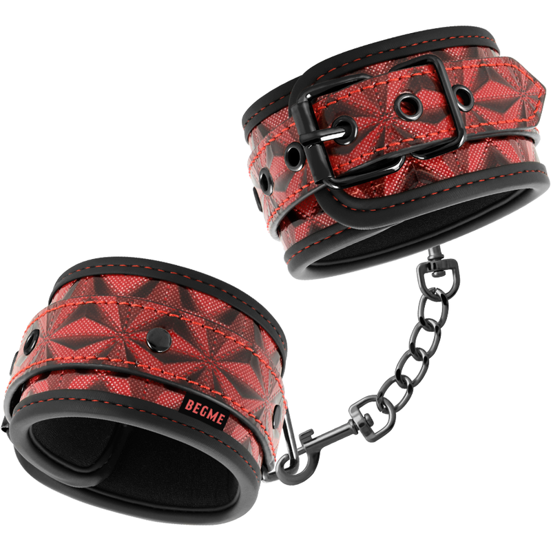 Begme - Red Edition Esposas Para Manos Con Forro De Neopreno