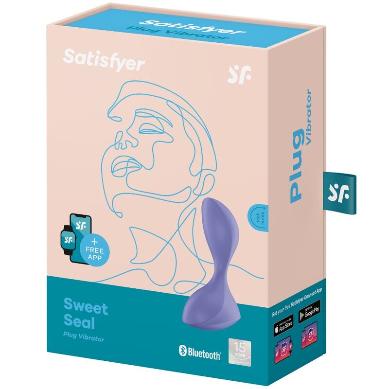 Satisfyer Sweet Seal Plug Vibrador - Lila