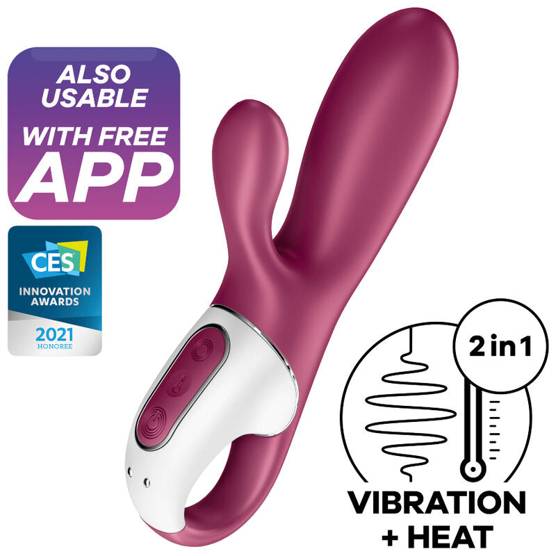 Vibrador Con Calor  Satisfyer Hot Bunny - Erojugvib